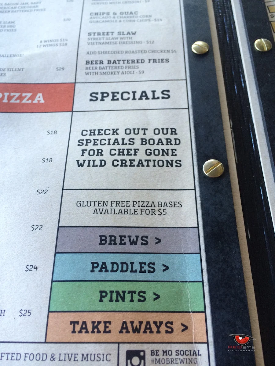 Menu, Modus Brewing