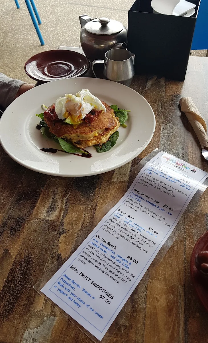 Menu, Terrigal Surf Café