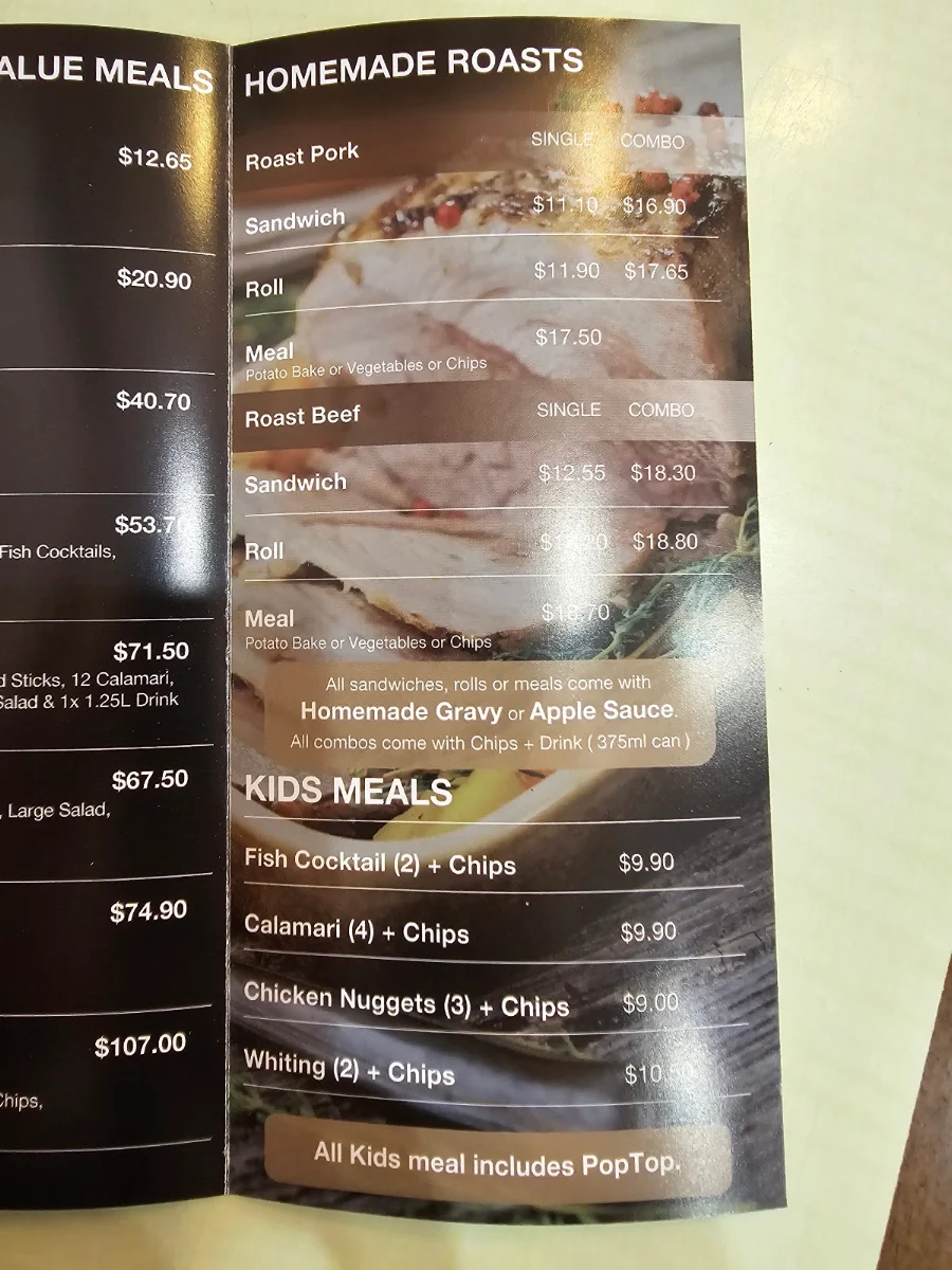 Menu, Feed N Frenzy