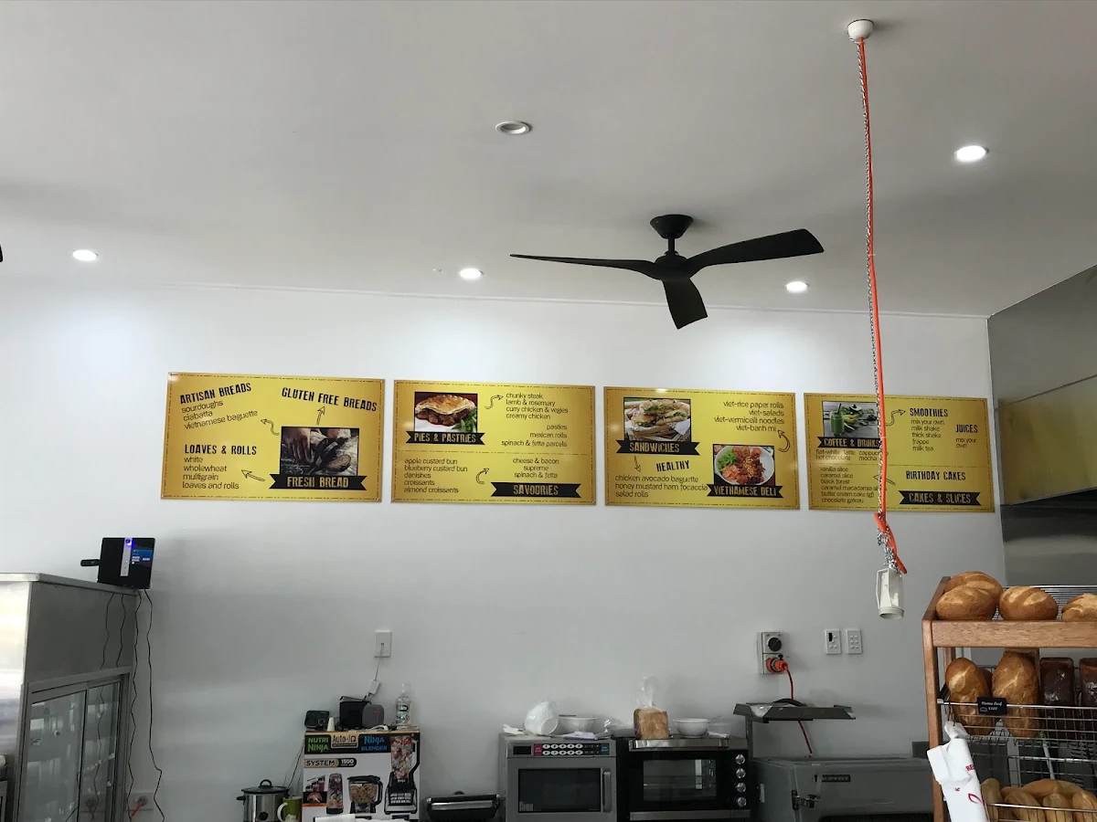 Menu, Saigon Bakehouse