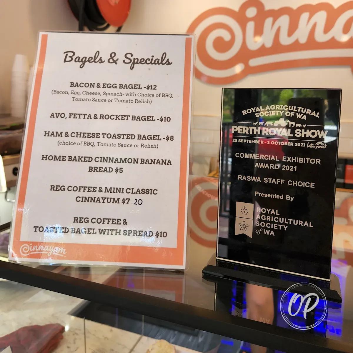 Menu, Cinnayum