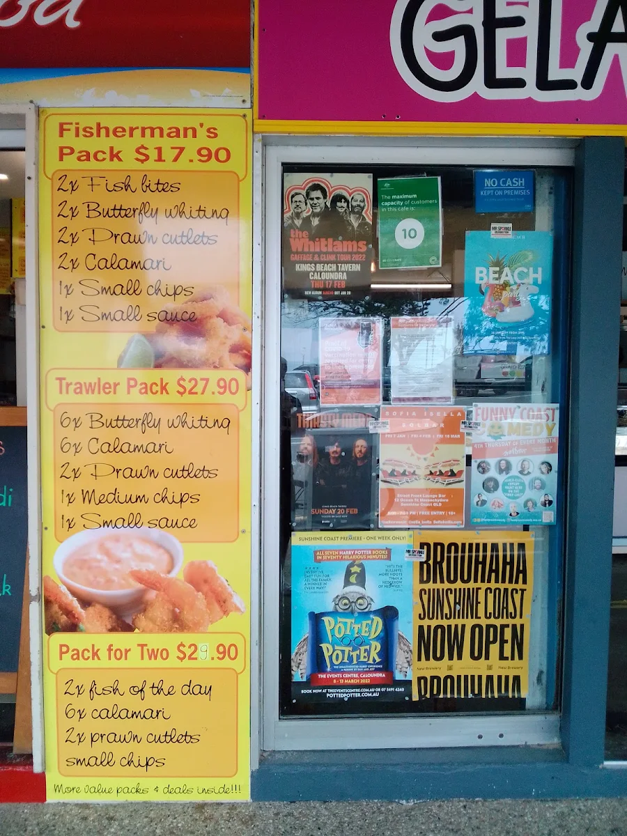 Menu, Black Fox Cafe Bar