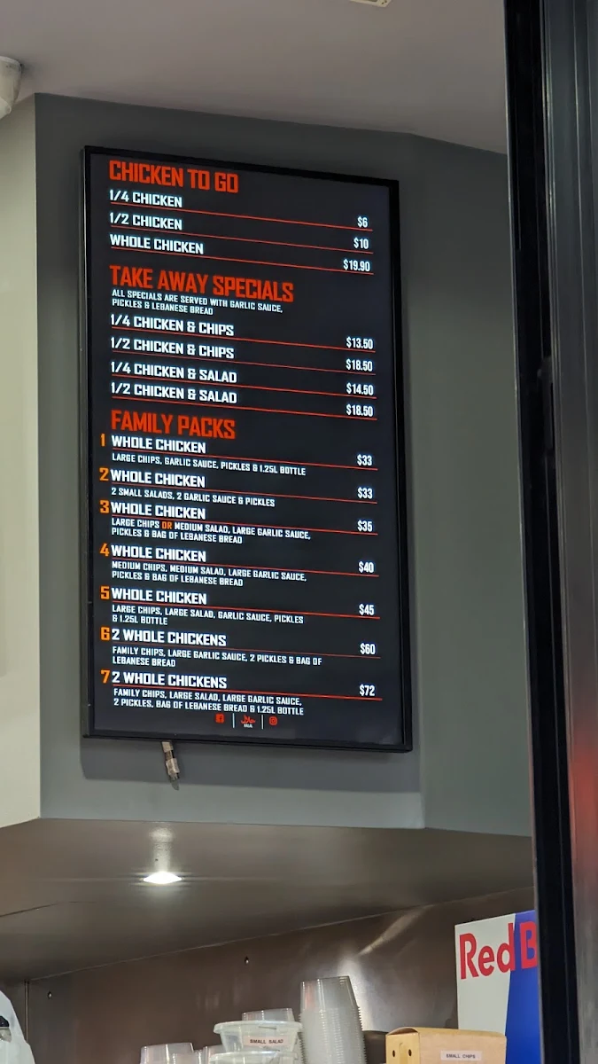 Menu, Charcoal Kingdom