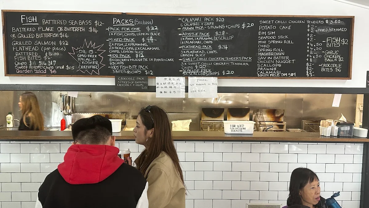 Menu, Port Campbell Takeaway