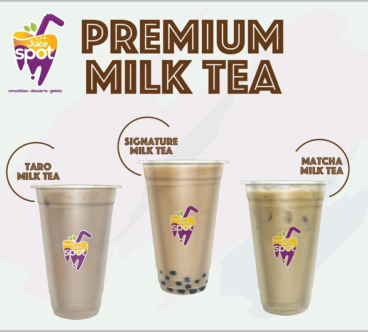 Menu, Juice Spot & Bubble Tea Seven Hills