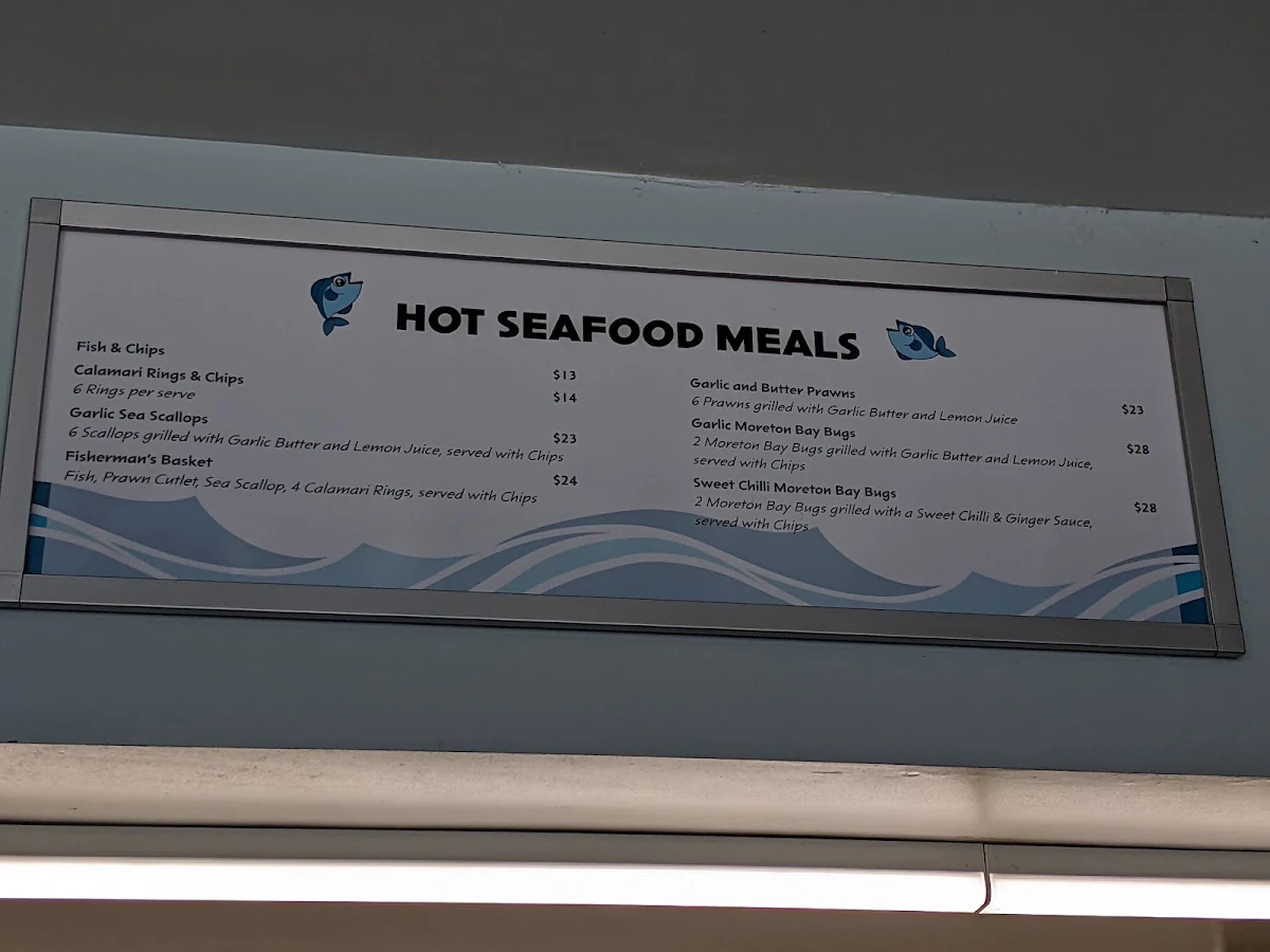 Menu, Simply Tops Seafood Bar