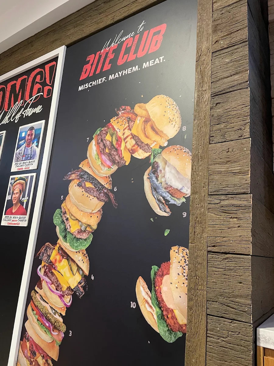 Menu, OMC Burgers & Bar