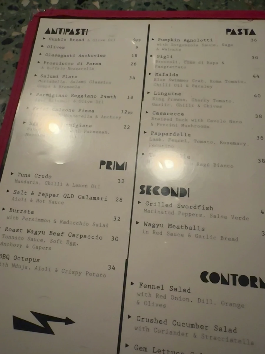 Menu, Bastardo