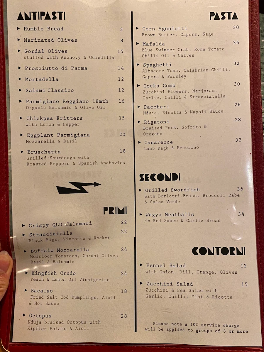Menu, Bastardo