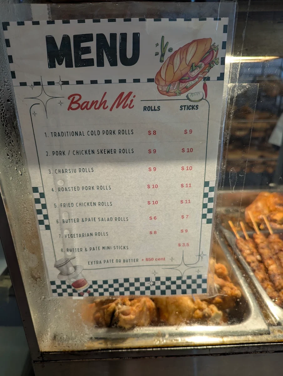 Menu, Hung Vuong - Spring Hot Bread