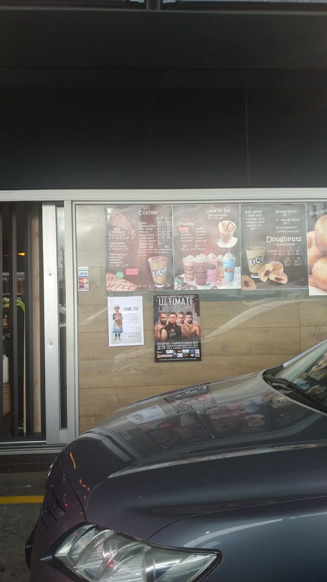 Menu, Tico’s Drive Thru