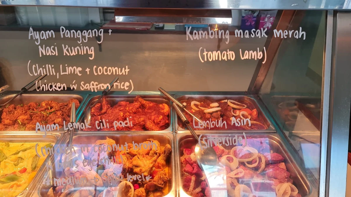 Menu, Amenah's Satay House