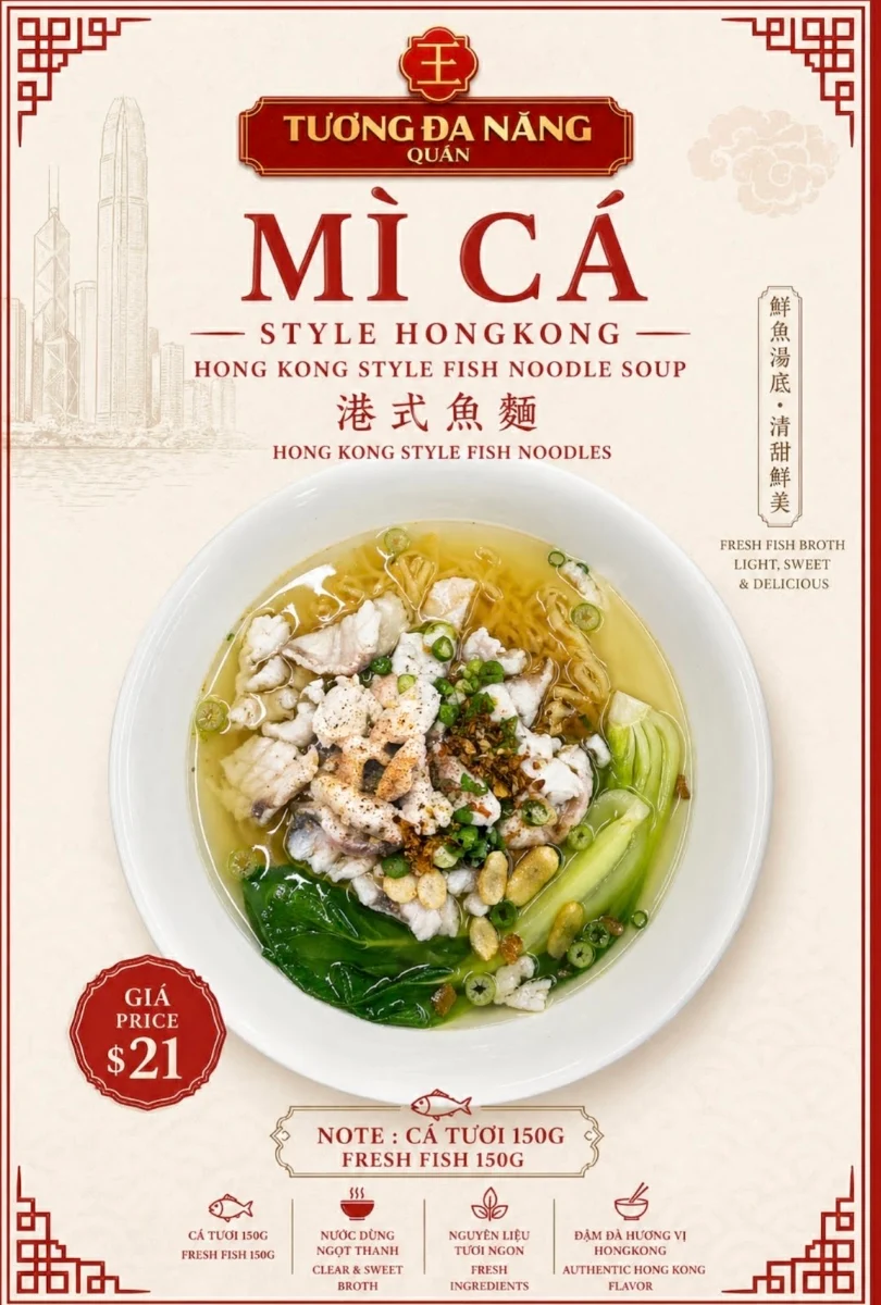 Menu, Tuong Da Nang Quan