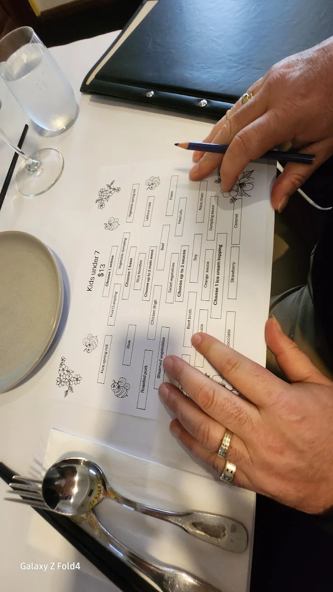 Menu, Barossa Pho