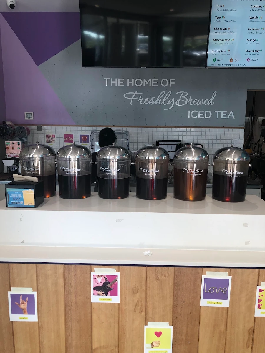 Menu, Chatime