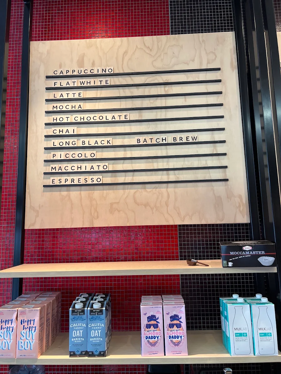 Menu, Expedition Coffee - Albert street