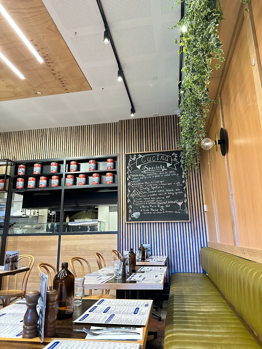 Menu, Cucina Plenty Valley