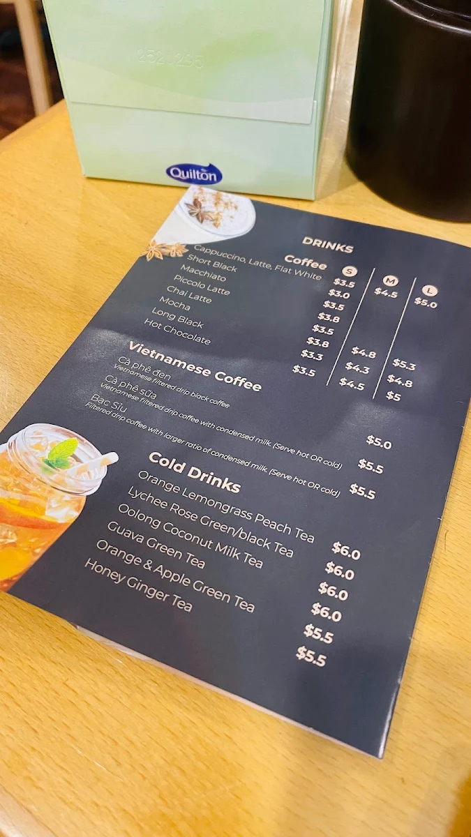 Menu, Vietloca
