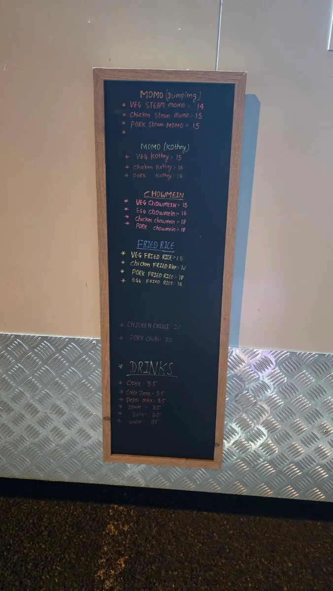 Menu, Whyalla MoMo House