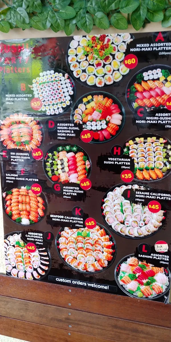 Menu, Blackburn Asian Cuisine