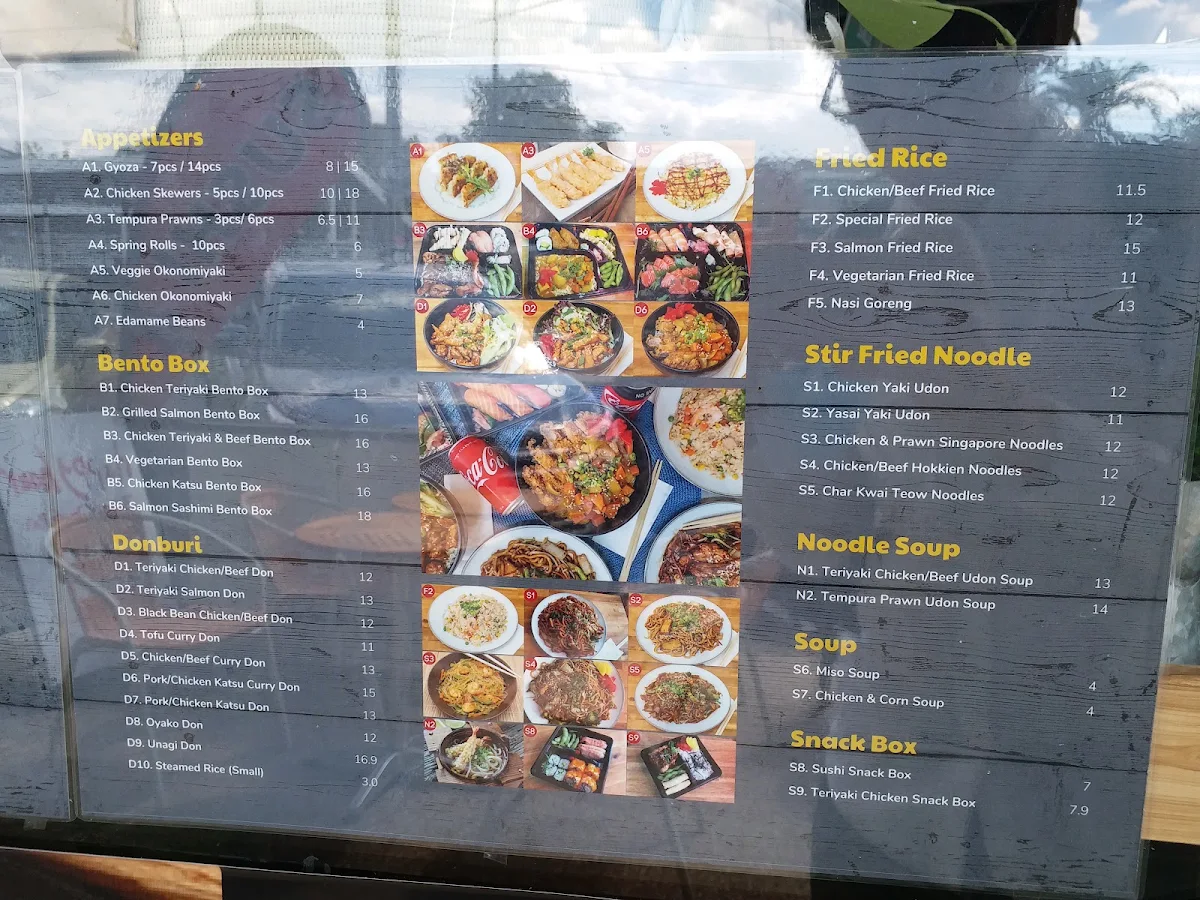 Menu, Blackburn Asian Cuisine
