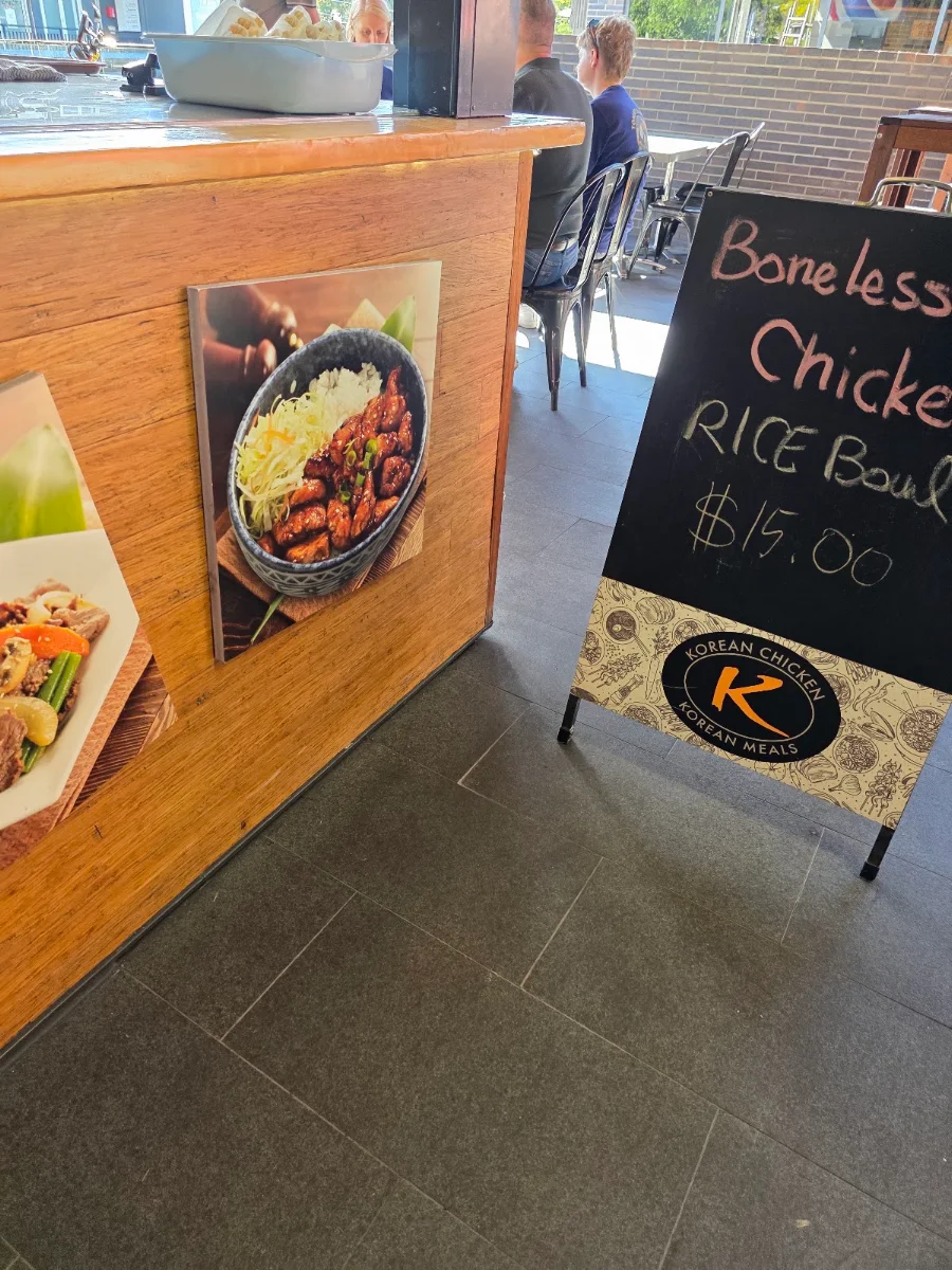Menu, K-Chicken & Meals
