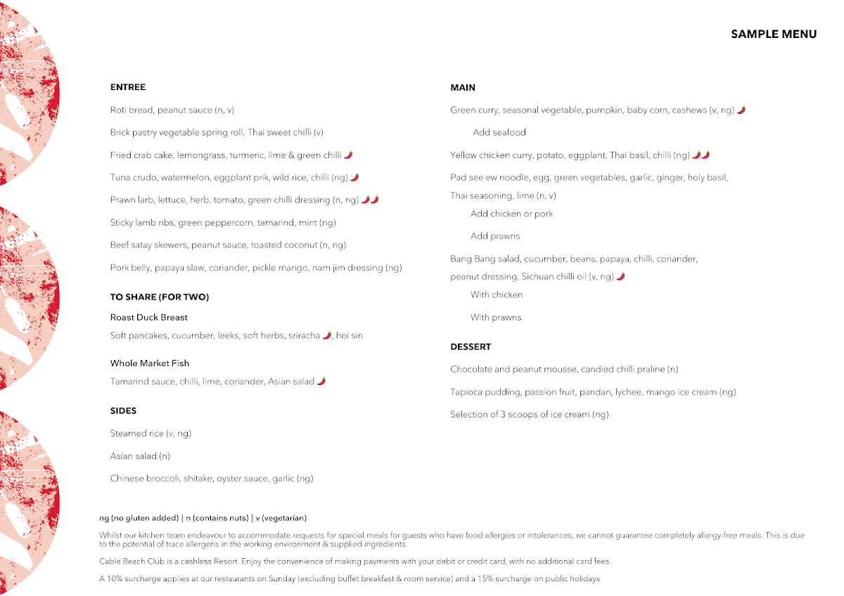 Menu, Kichi Kichi