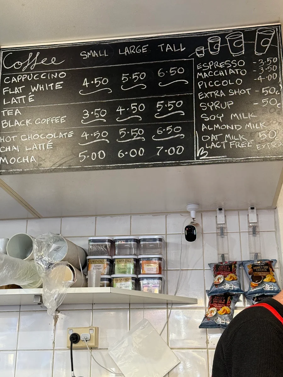 Menu, CafeXpresso