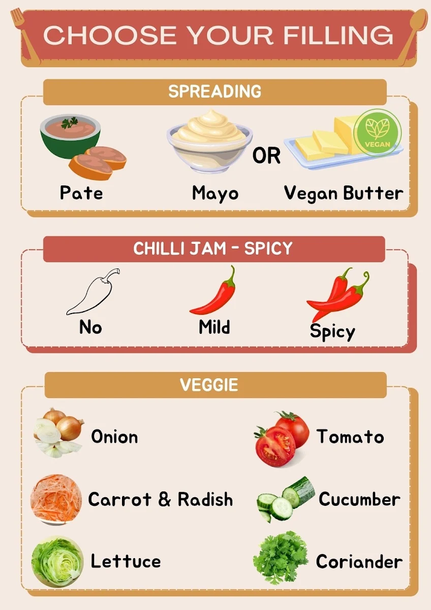 Menu, Banh Mi Dee (Glebe)
