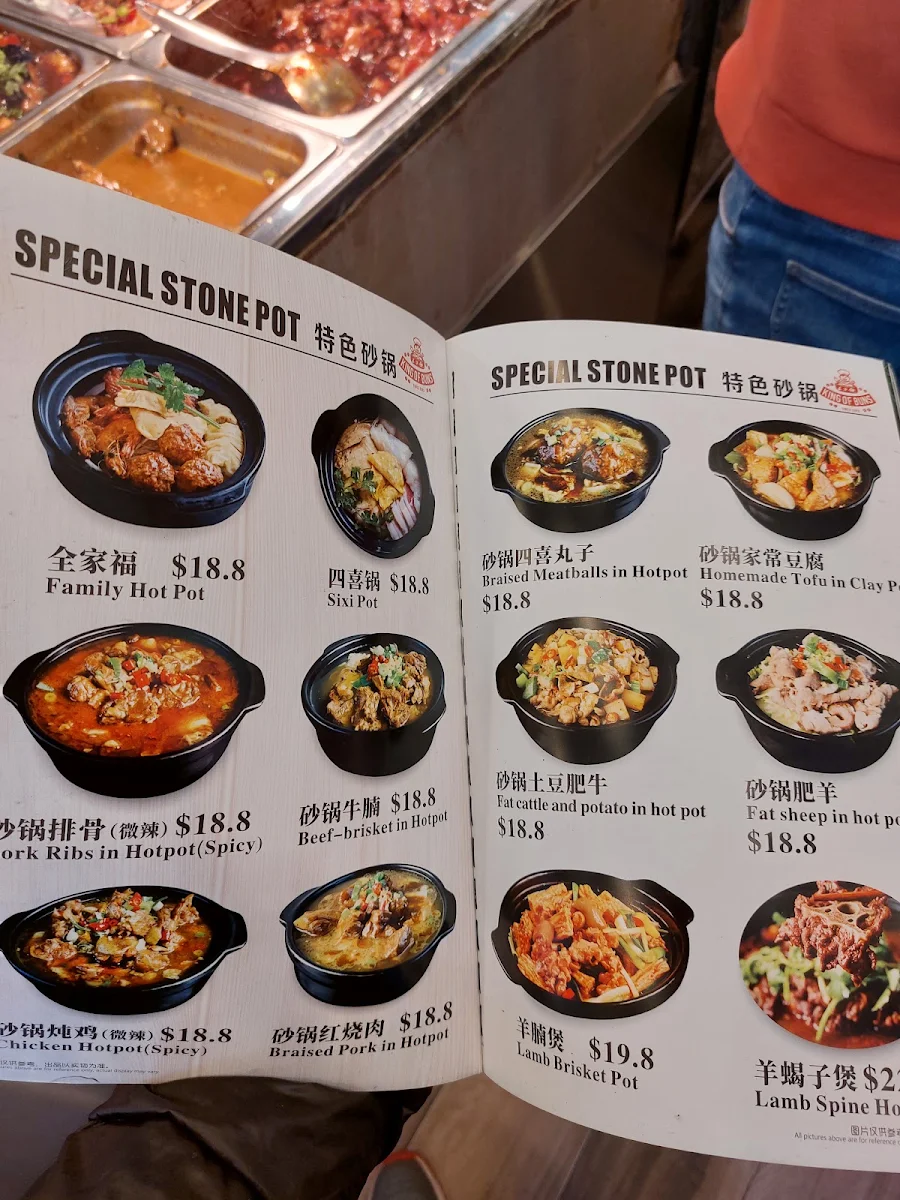 Menu, King Of Buns Campsie