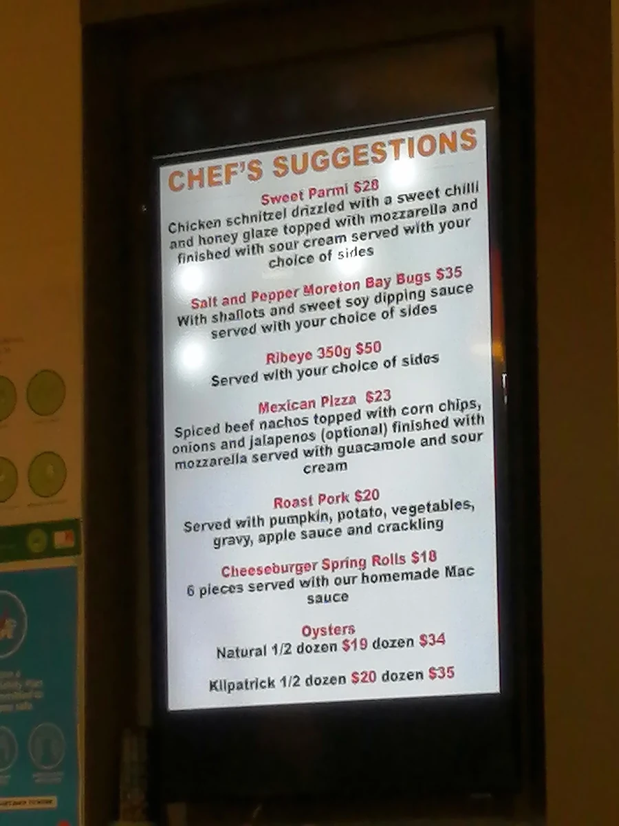 Menu, Gymea Grill by Mike