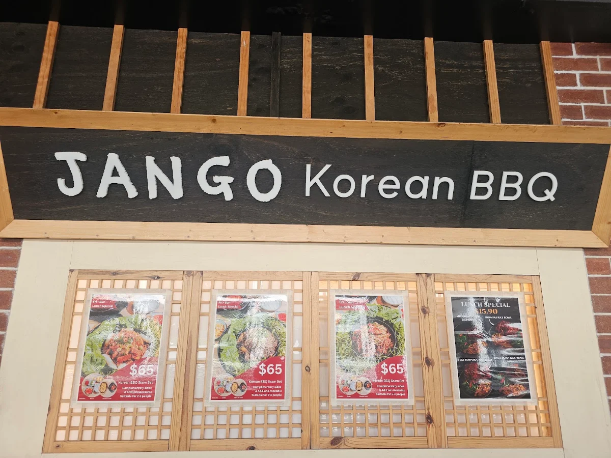 Menu, JANGO Korean BBQ Restaurant