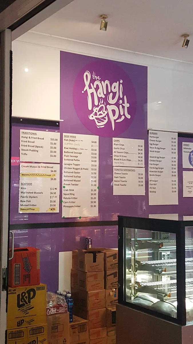 Menu, The Hangi Pit Gold Coast