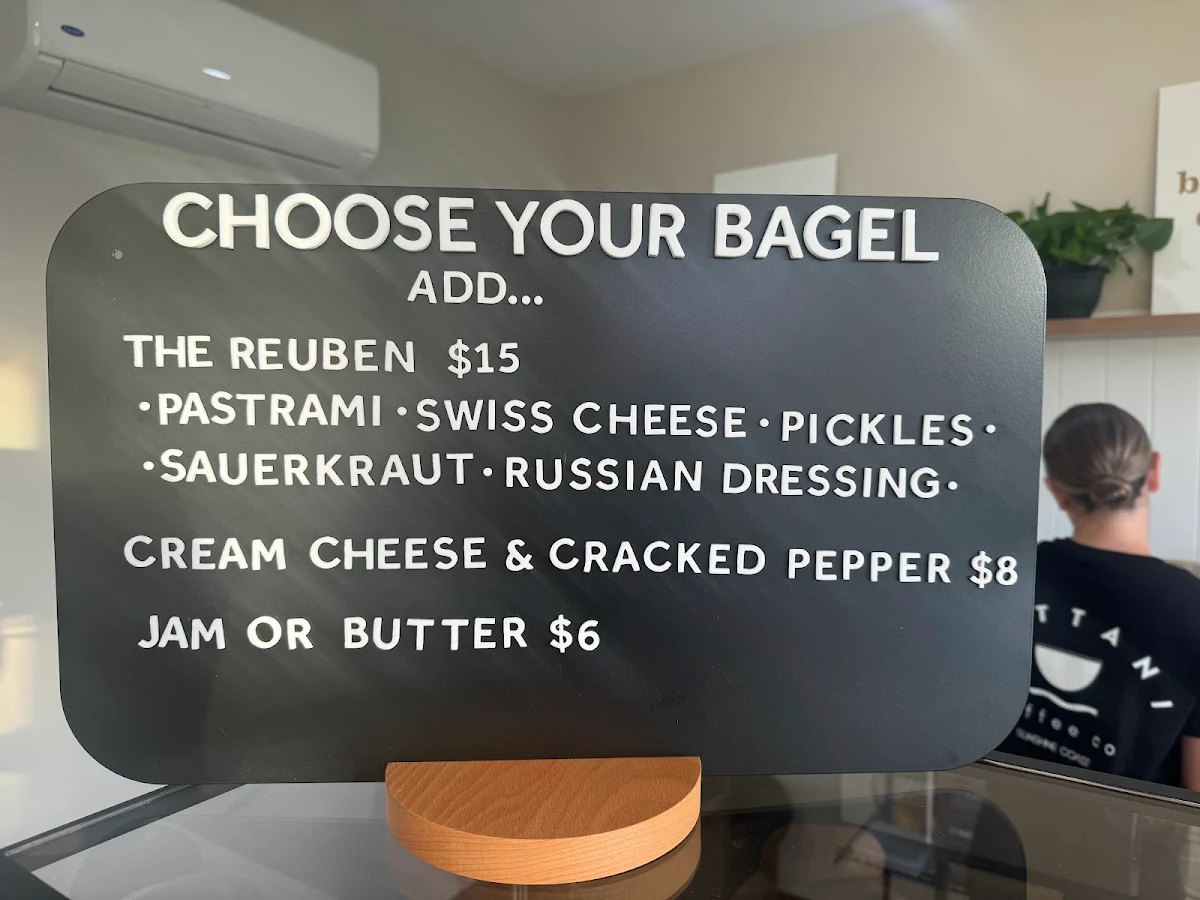 Menu, Kittani Coffee Co