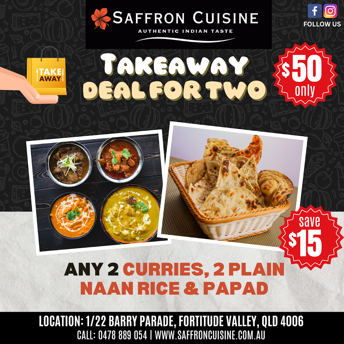 Menu, Saffron Cuisine – Indian Restaurant & Bar