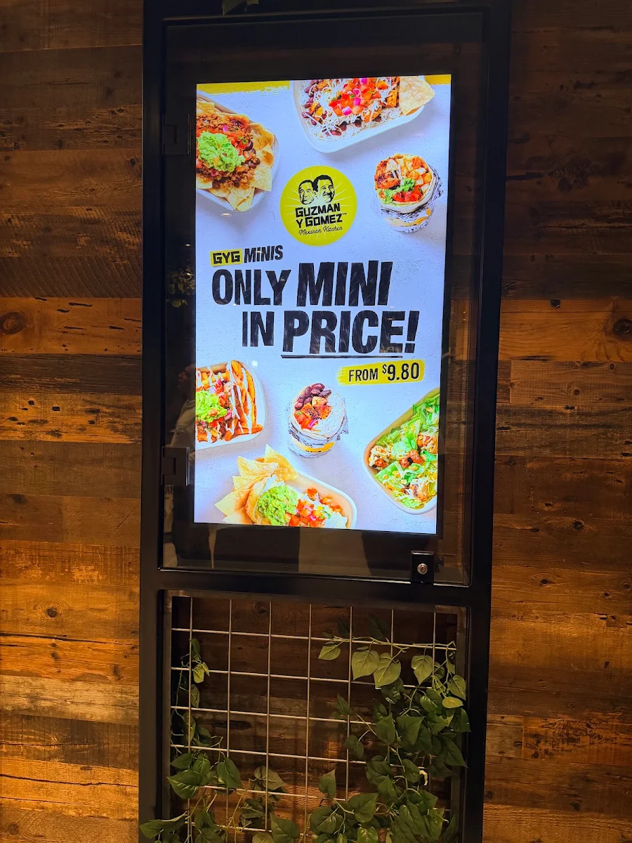 Menu, Guzman y Gomez - Braybrook