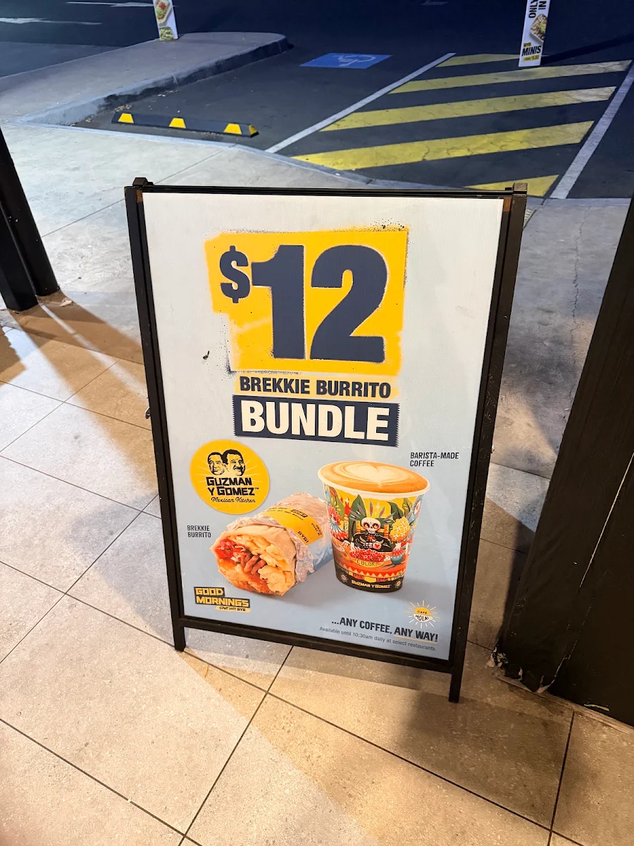 Menu, Guzman y Gomez - Braybrook