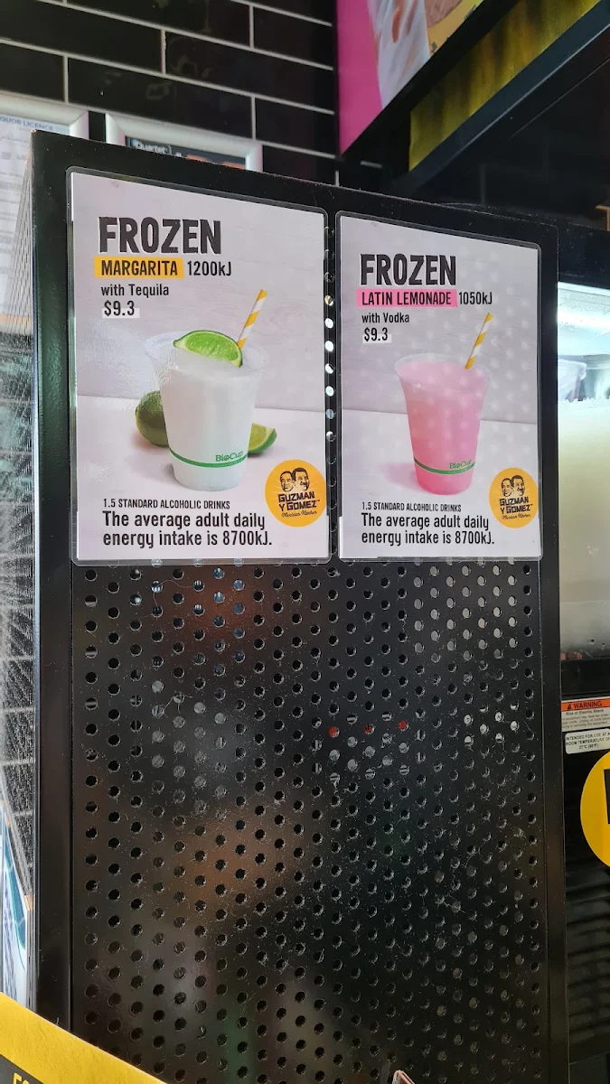 Menu, Guzman y Gomez - Braybrook