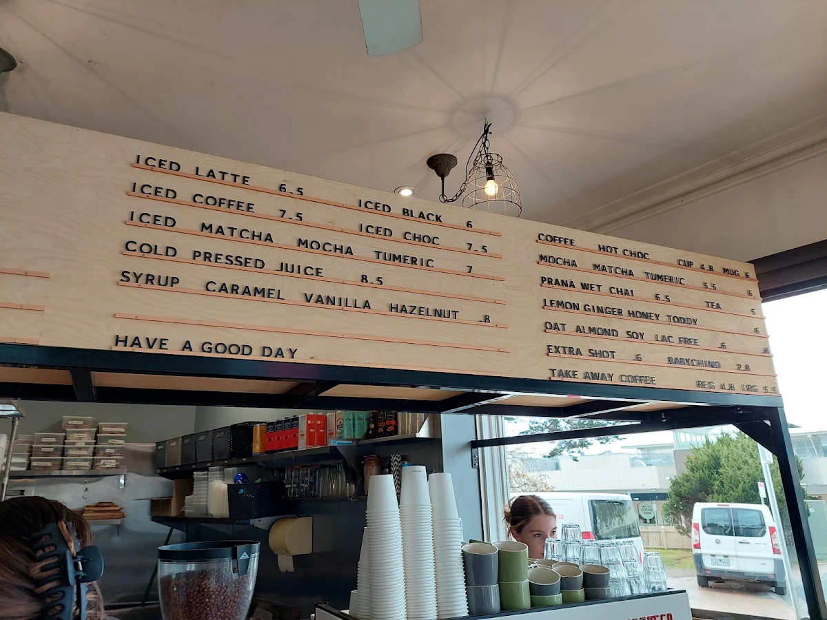 Menu, The Filling Station