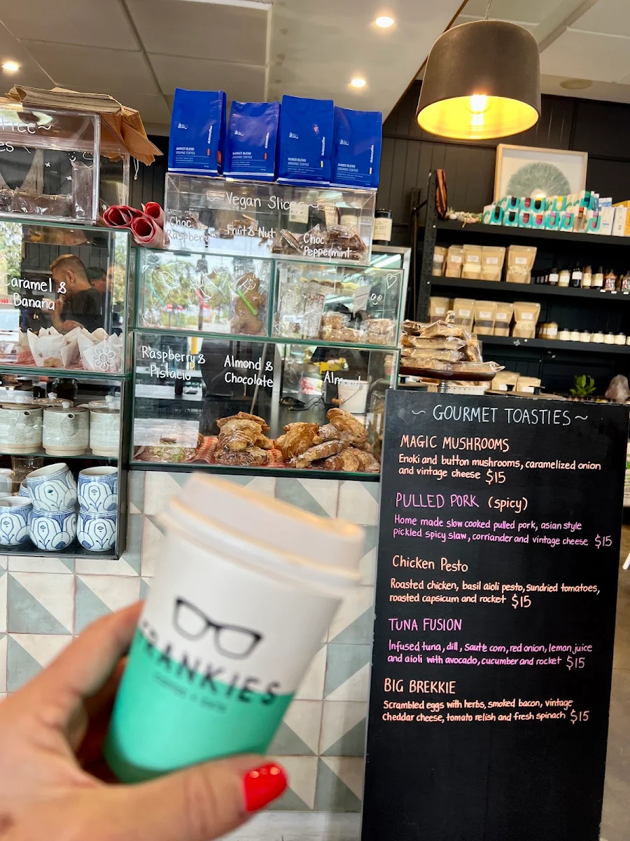 Menu, Frankie's Coffee and Eats