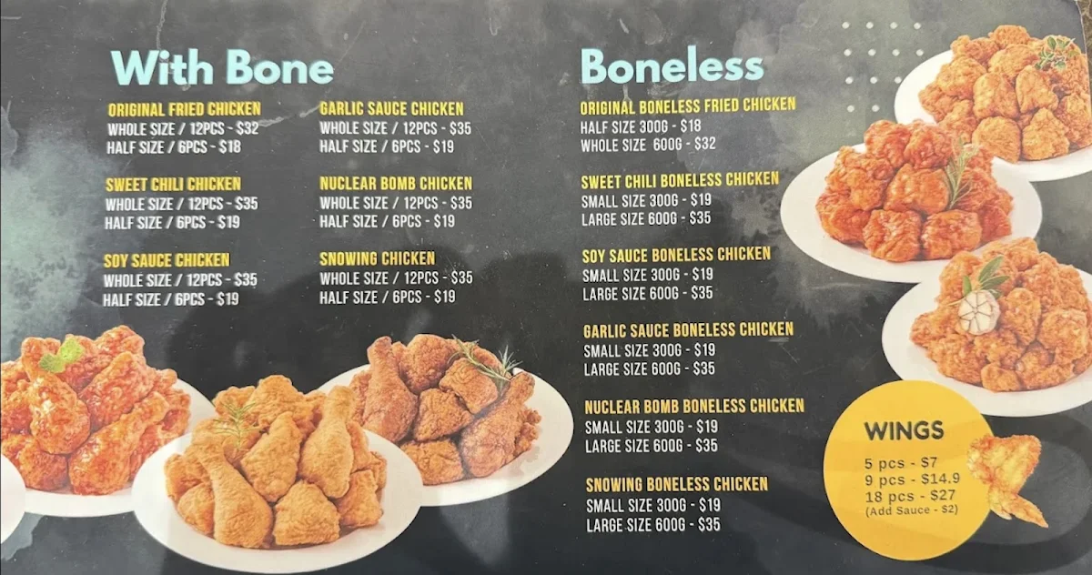 Menu, JJ's kitchen Toowoomba