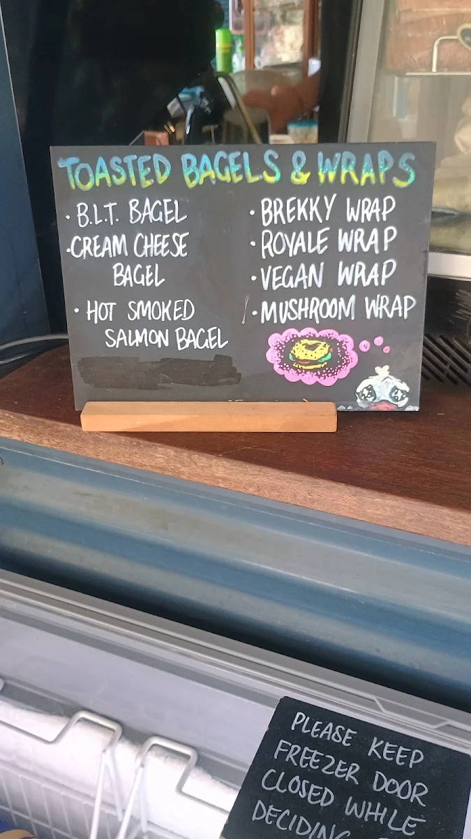 Menu, Swan Cafe