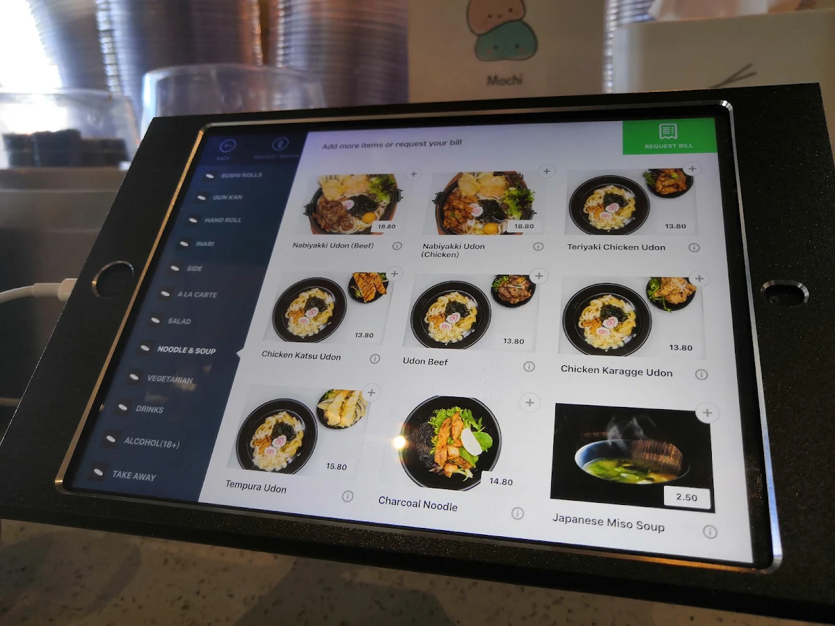 Menu, Hokkaido Sushi