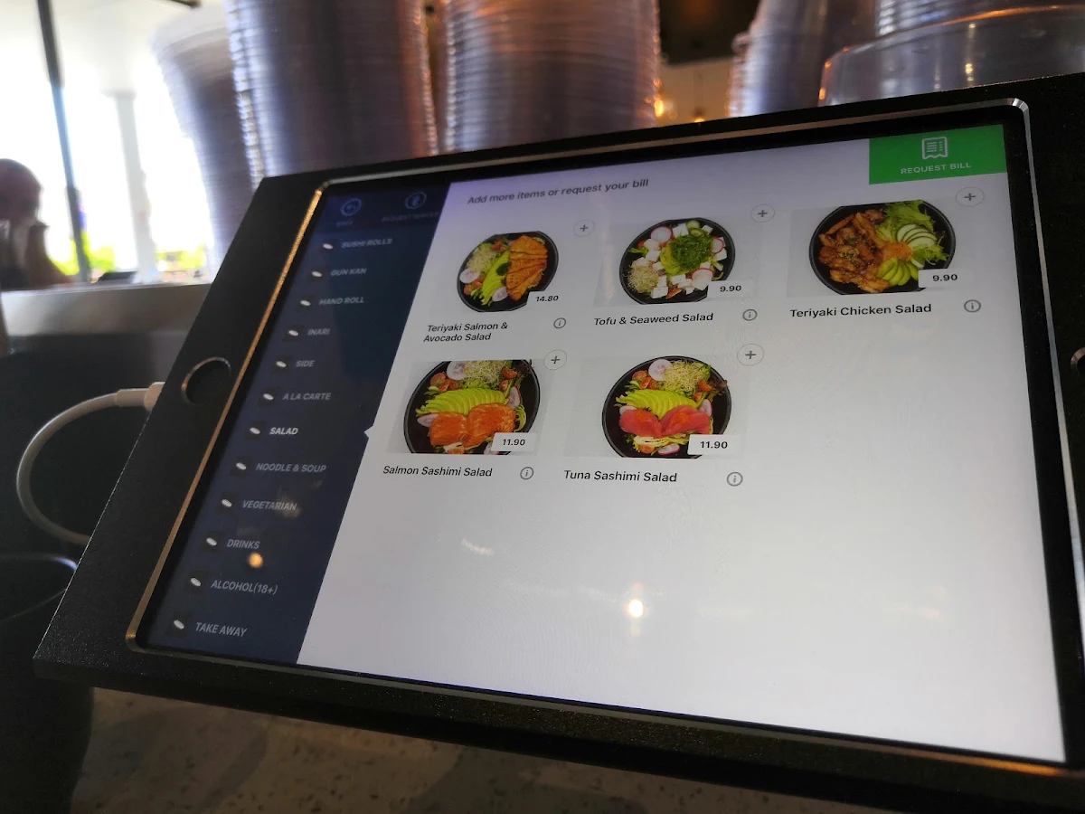 Menu, Hokkaido Sushi