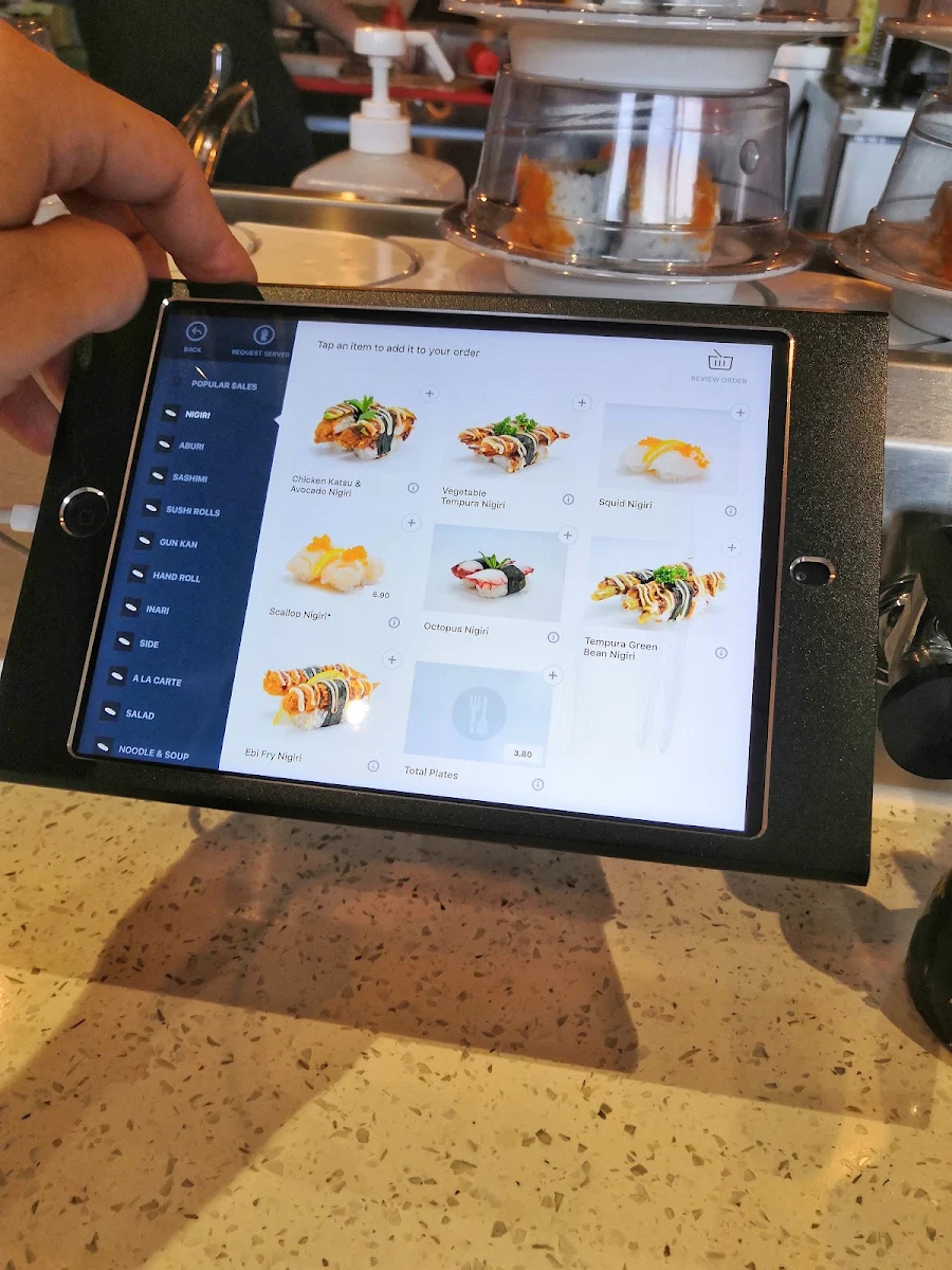 Menu, Hokkaido Sushi