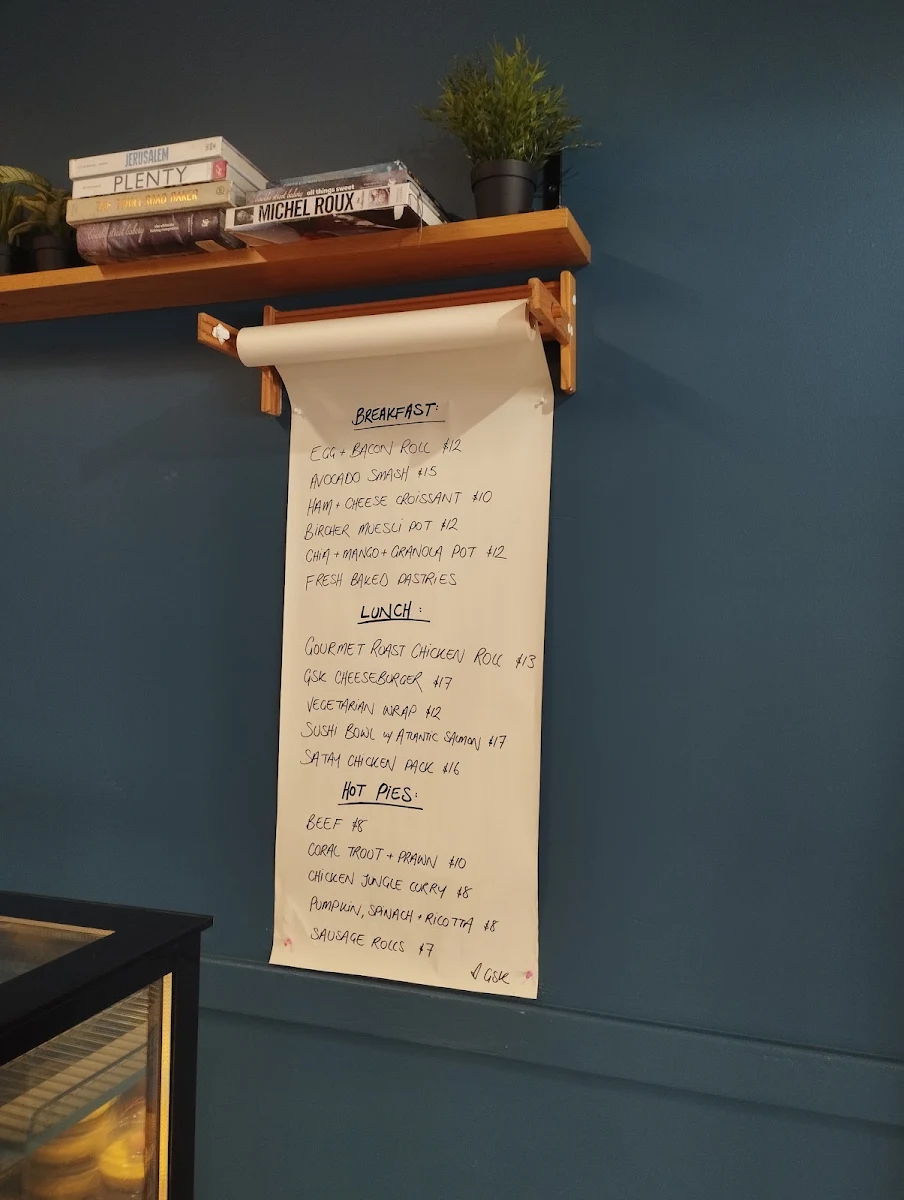 Menu, Grant Street Kitchen