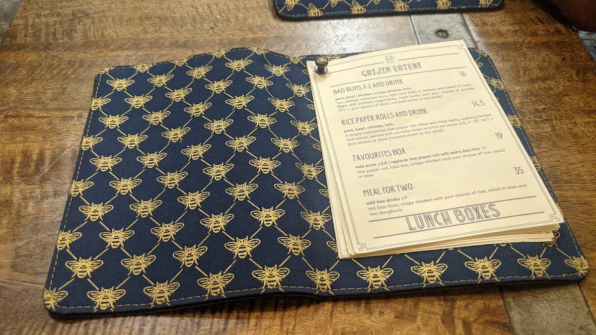 Menu, Gaijin Eatery