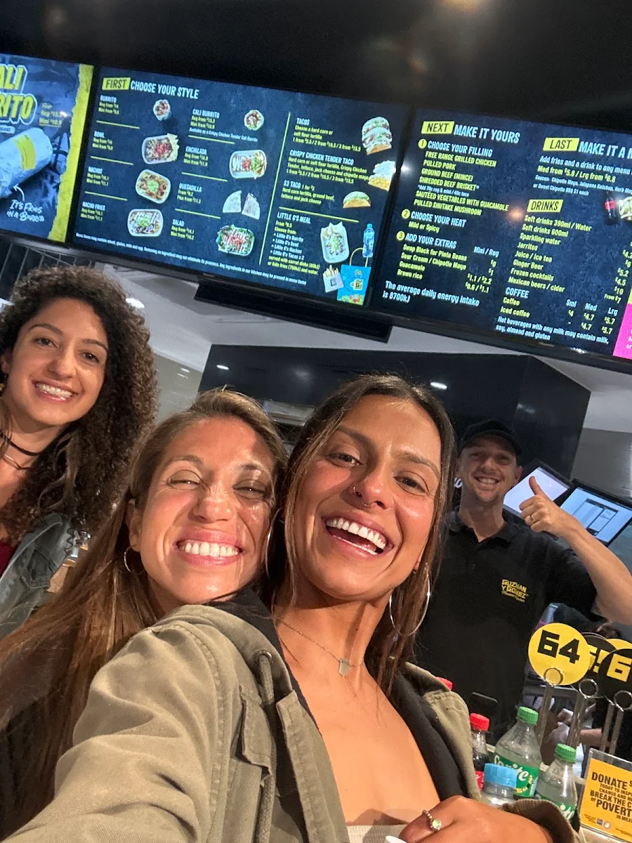Menu, Guzman y Gomez - Byron Bay