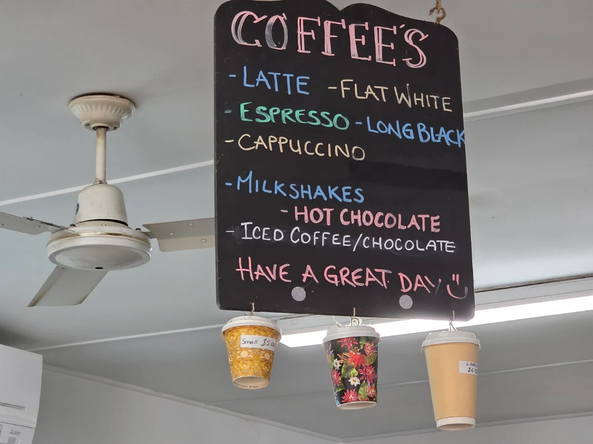Menu, High Country Cafe
