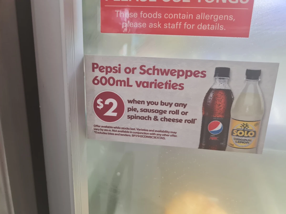 Menu, McDonald's BP Caboolture North